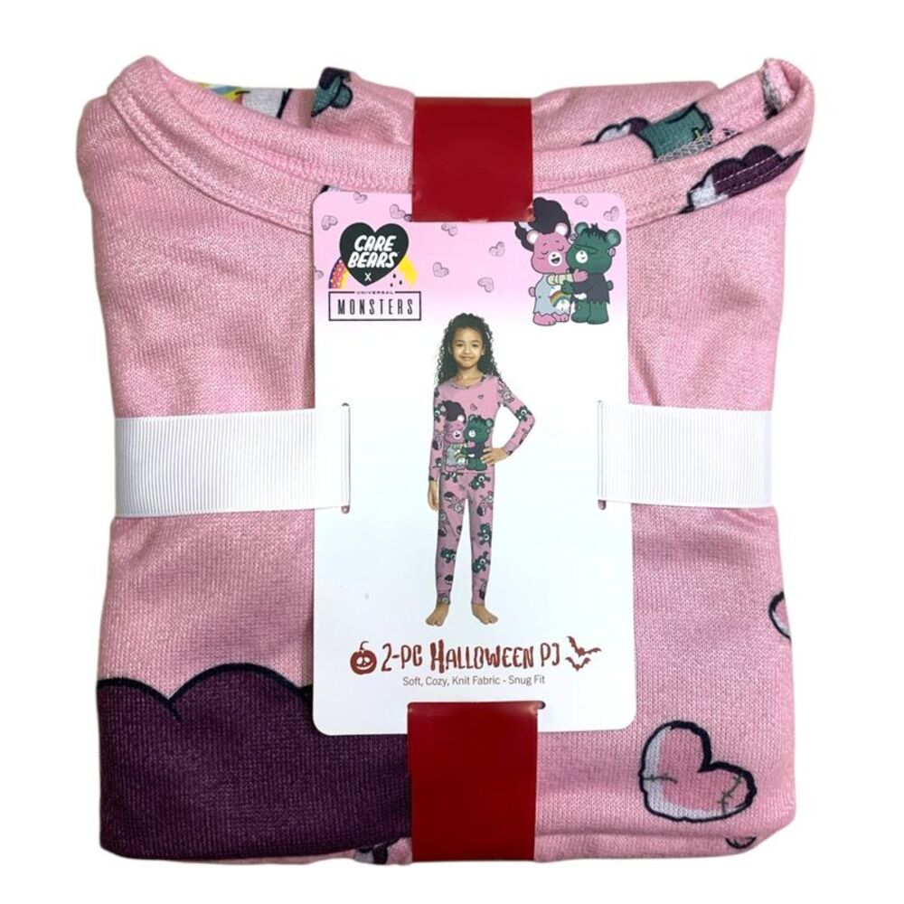 Pink - Licensed Character Girls 2 Piece Halloween PJ Set, Long Sleeve Top, Snug